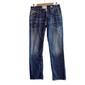 Ariat M4 Relaxed Bootcut Jeans Turnout Adkins Dark Wash Western Denim Country